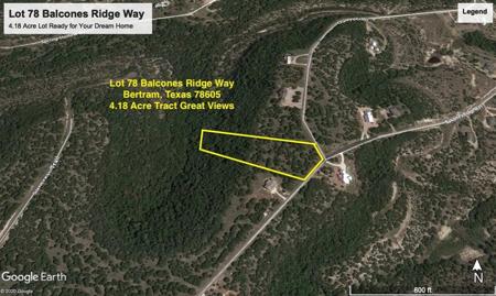 Lot 78 Balcones Ridge WAY