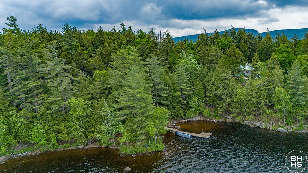 Image 2: CampBassRockOnTupperLake_A_MH_Dock_Low_M