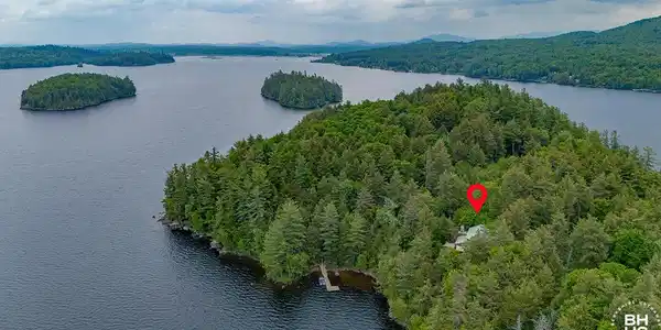 Image 3: CampBassRockOnTupperLake_A_Property_Lake