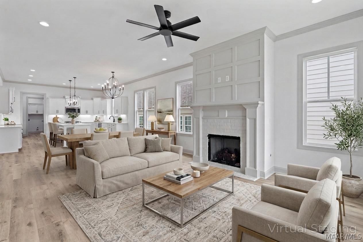Image 4: Living Space - Virtual Staging