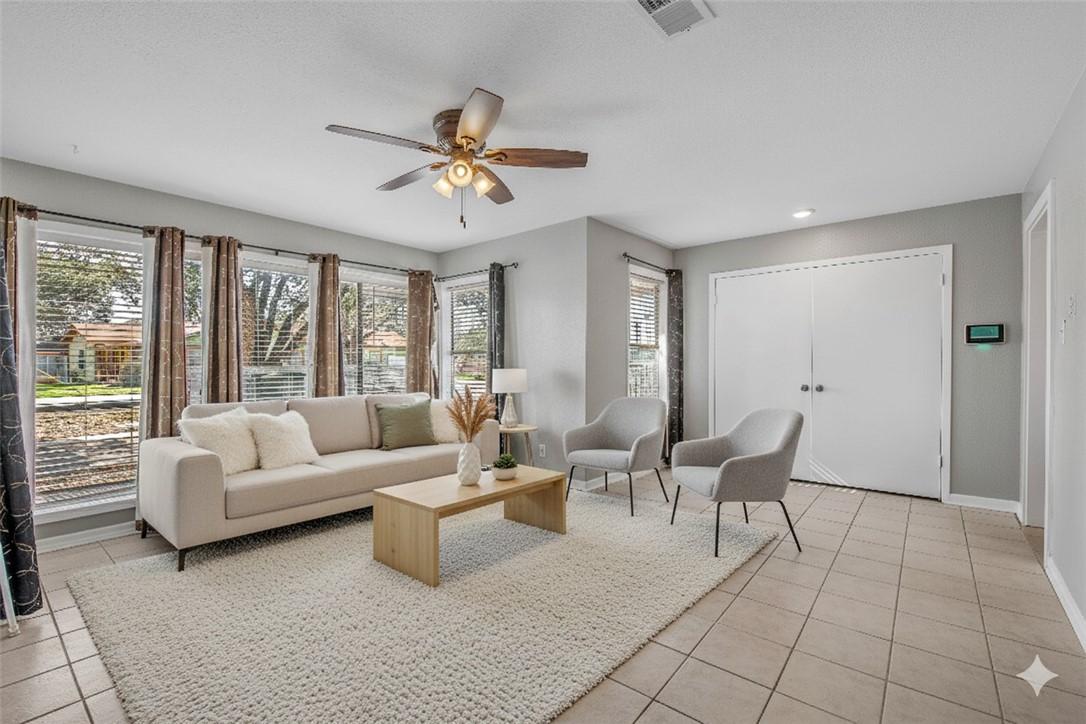 Image 2: Virtually Staged Living Room