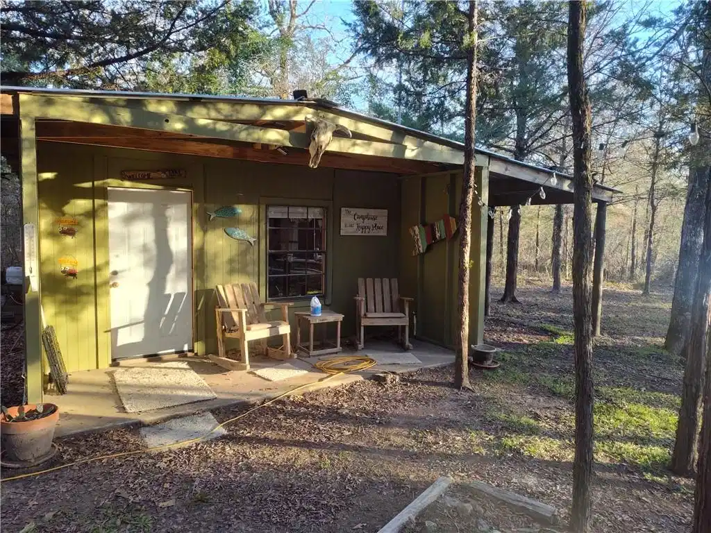 Image 1: Front Porch of cozy Camp House