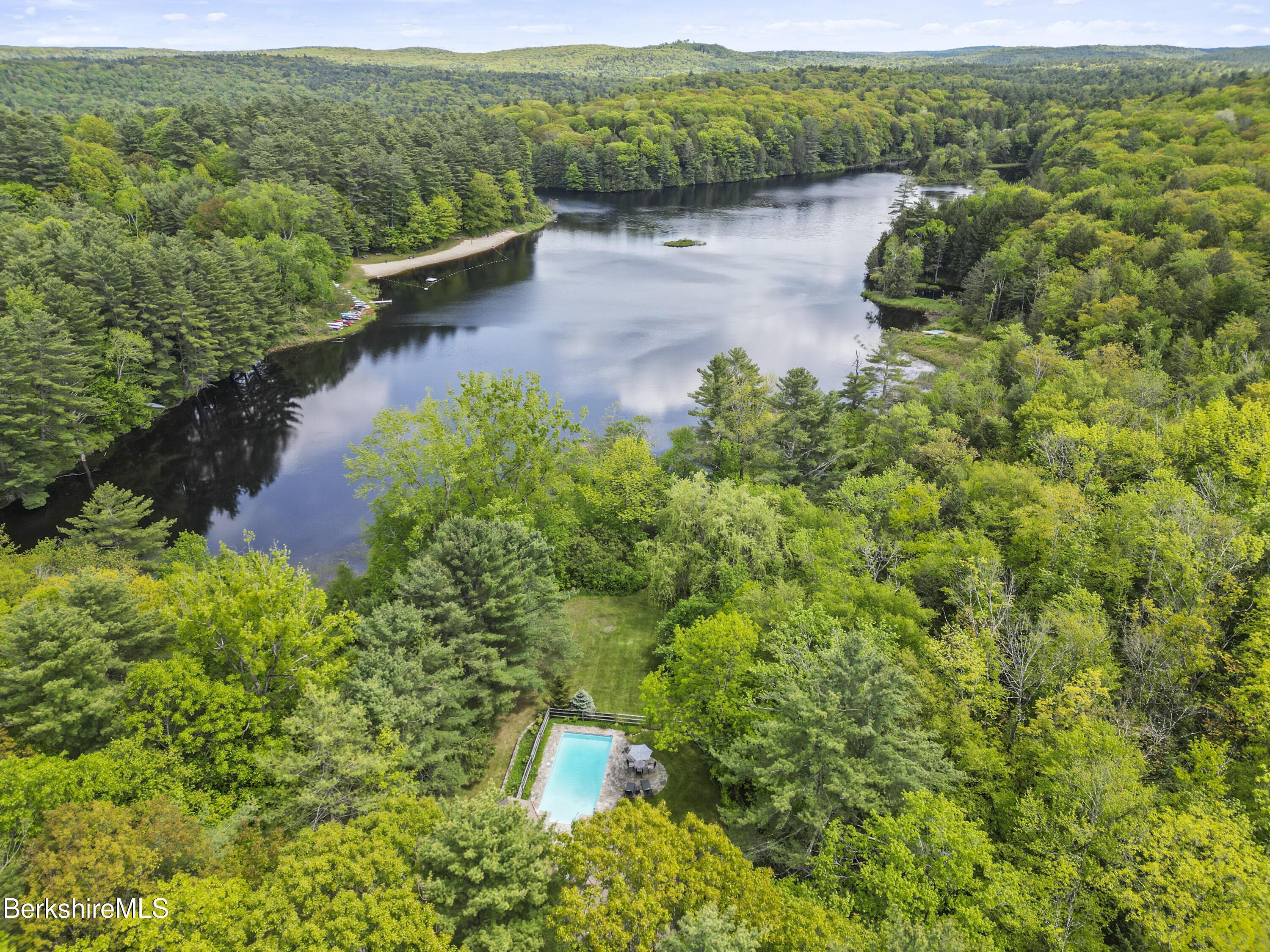 Image 4: 4-Aerial Pool-Lake