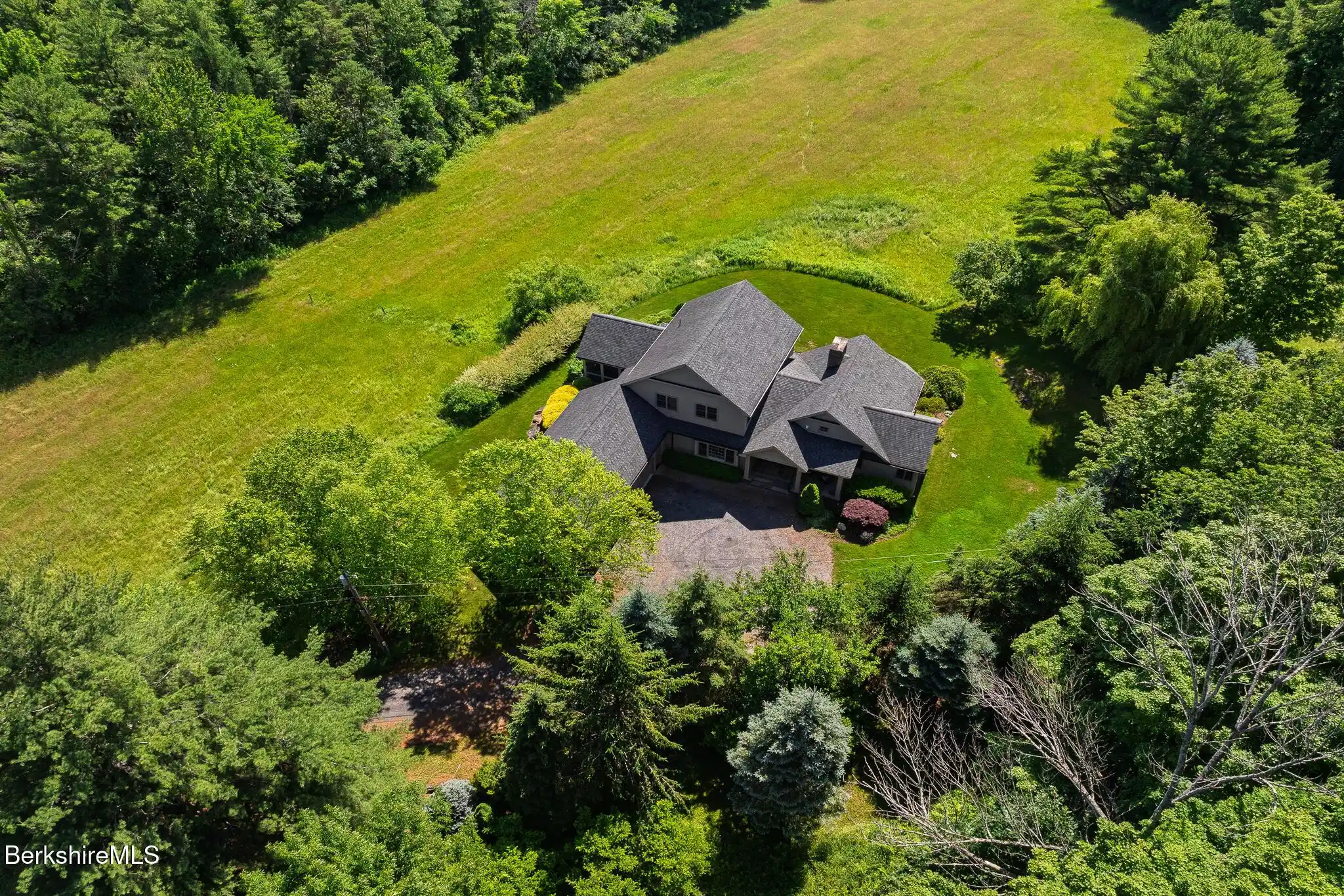 Image 1: View of 36 Yale Hill from above