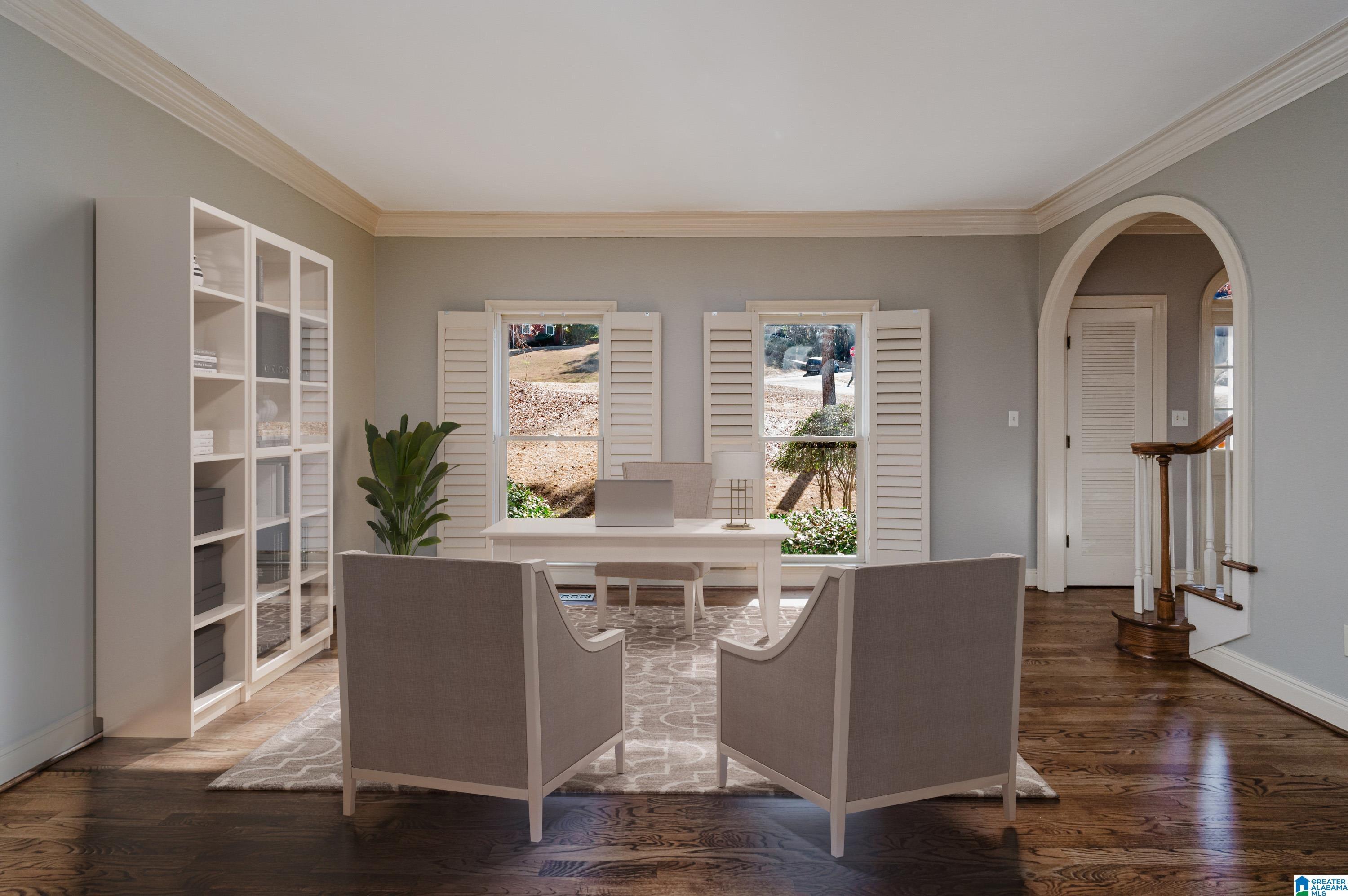 Image 4: This flex room makes a great office, music room, +