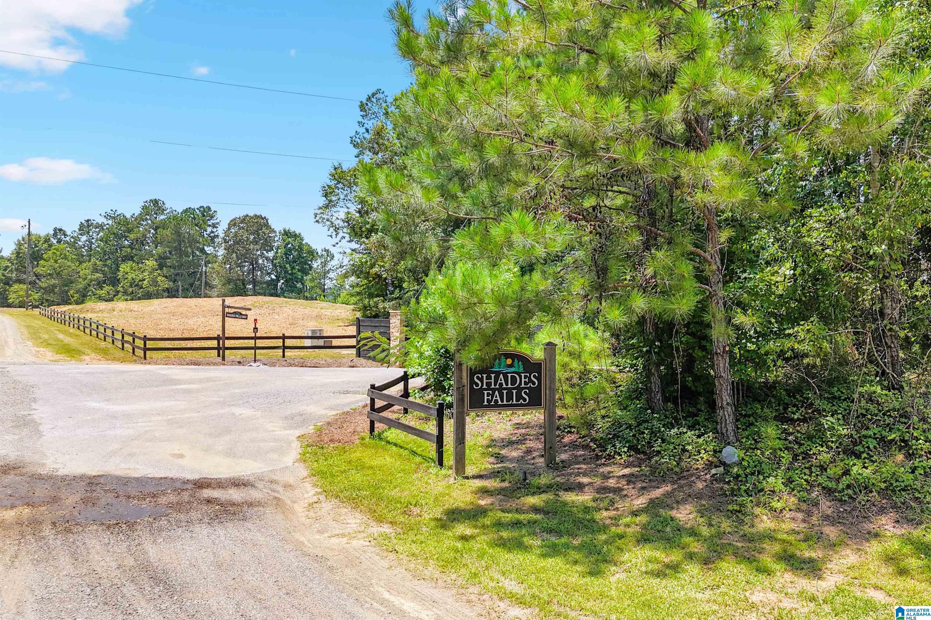 Image 3: Shades falls gate - right. Owner's lot - left