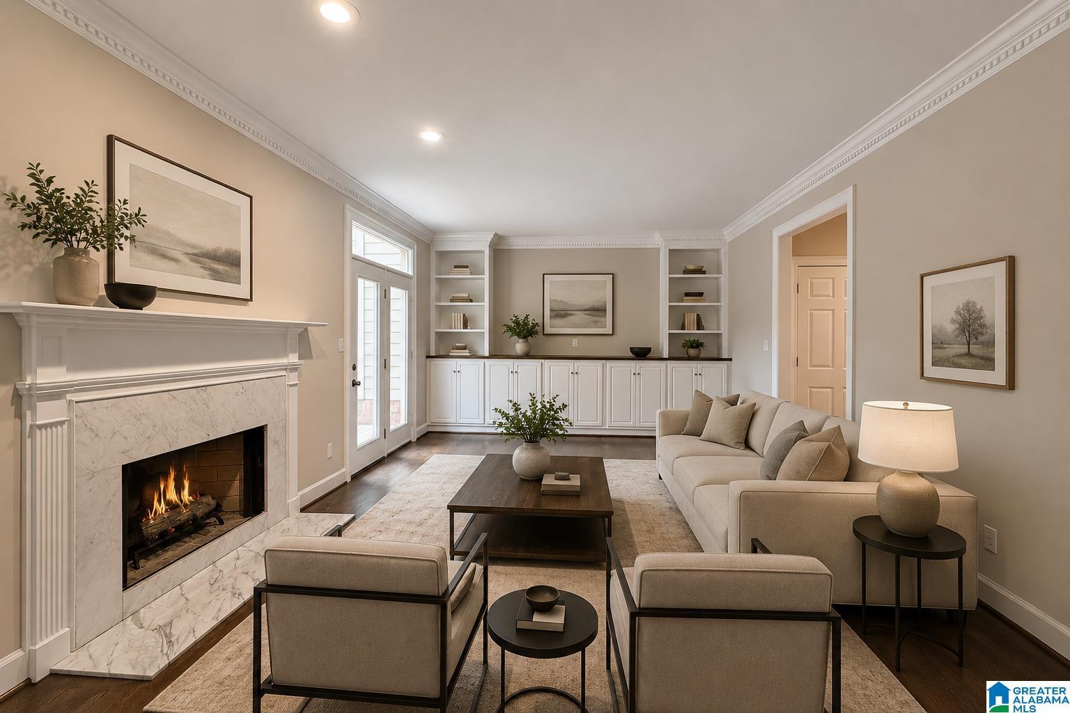 Image 4: Virtually Staged Living Room