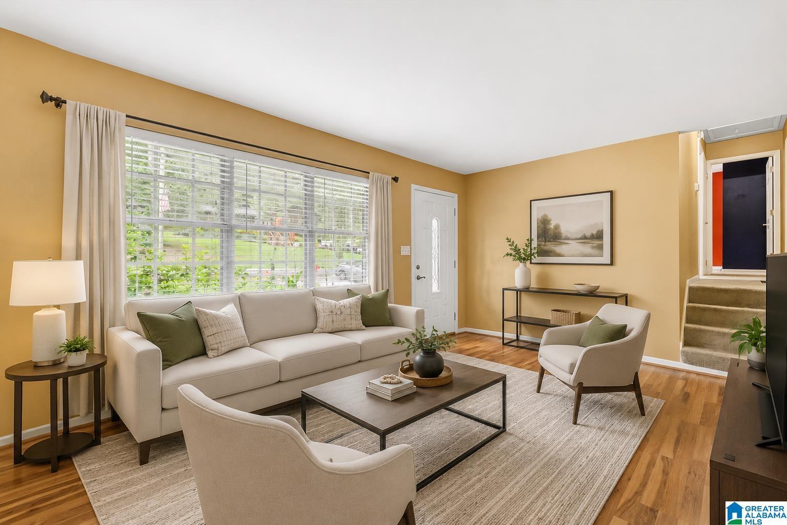 Image 2: Living Room - Virtually staged