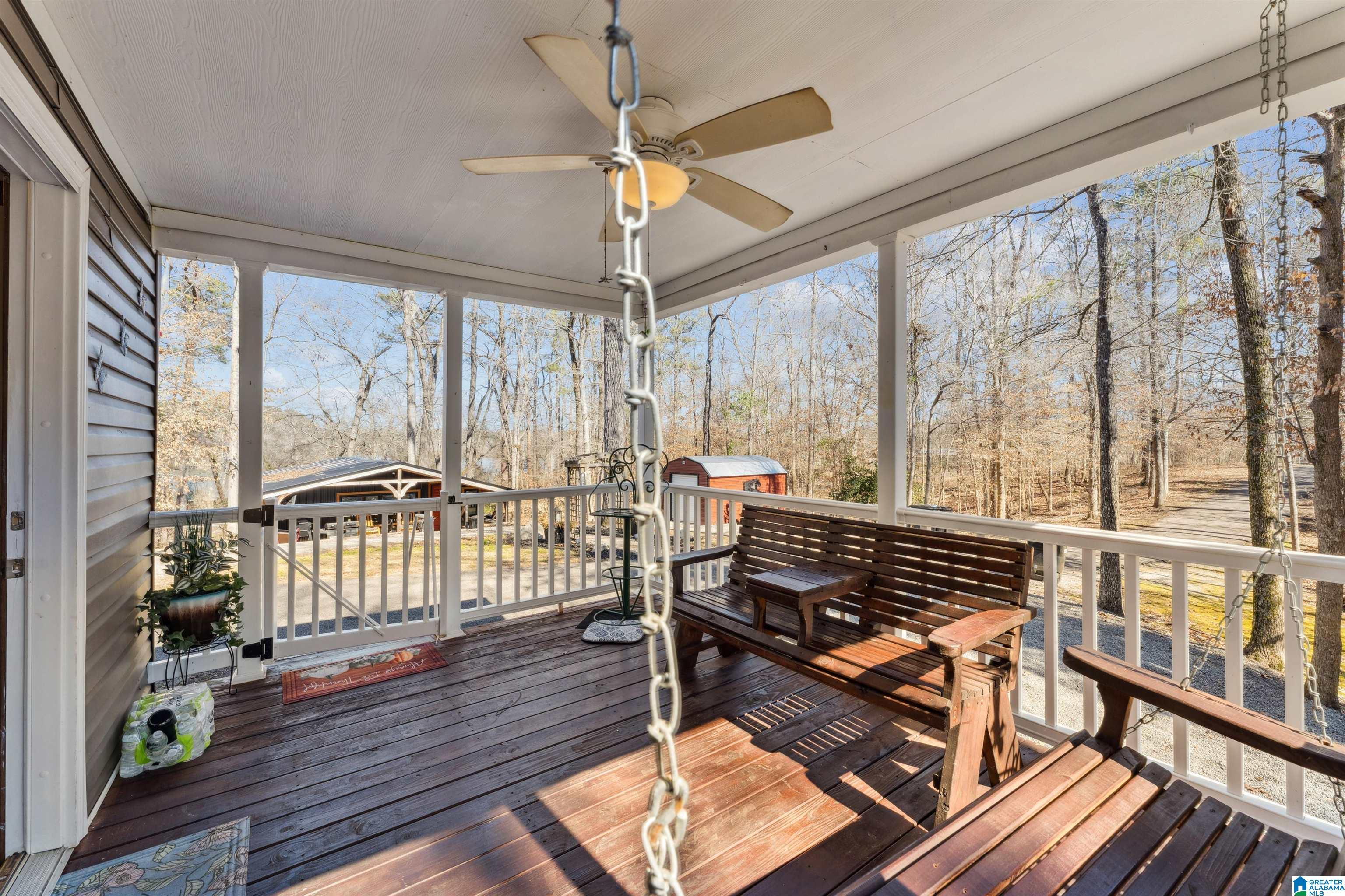 Image 2: Enjoy Beautiful Views from the front porch swing.