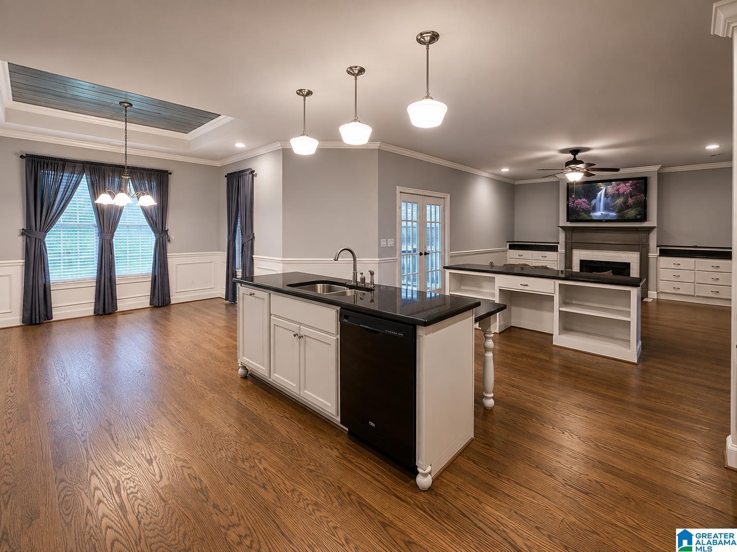 Image 2: Open Concept Kitchen, Dining Room, and Living Room