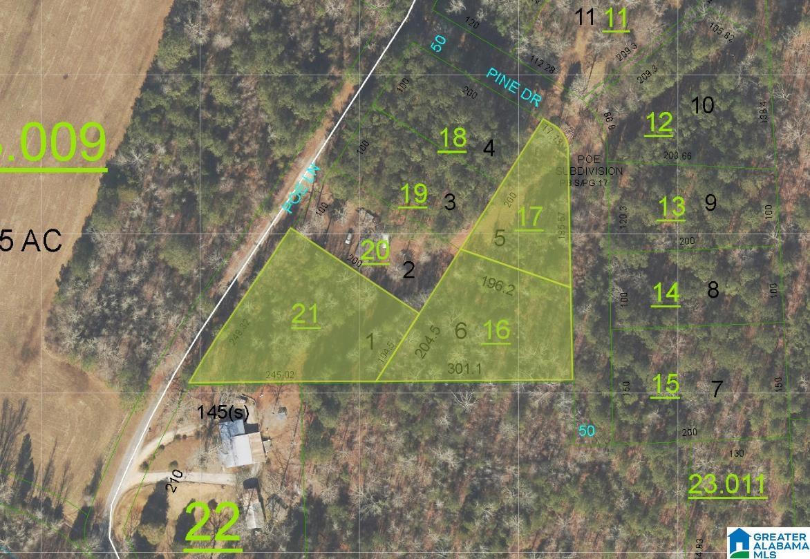 Lot 16 17 21 FOMBY FERRY ROAD, OHATCHEE, AL lhrmls01771886