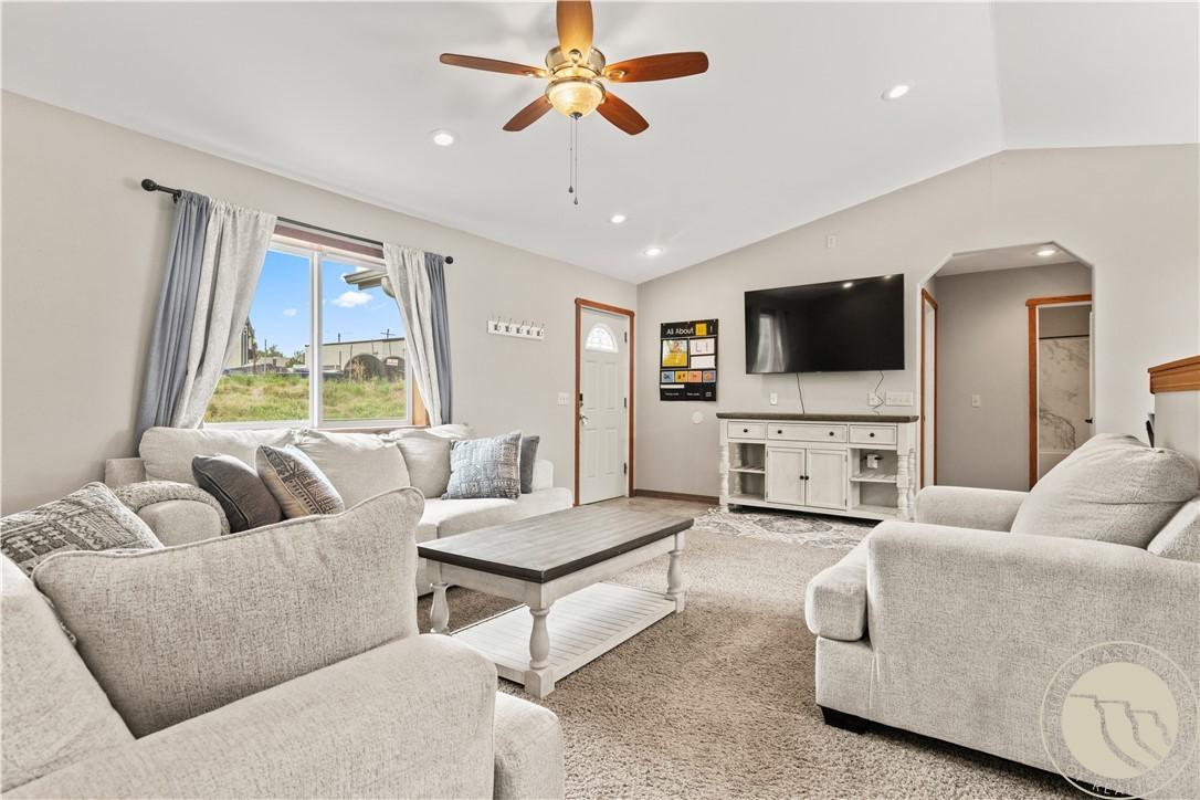 Image 4: Back angle of living room.