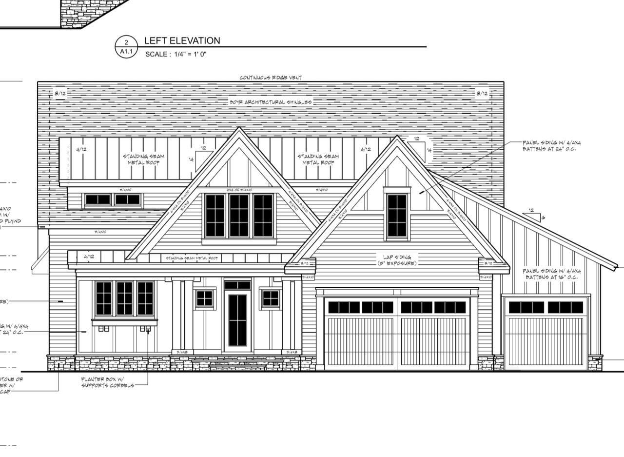 Image 3: 381 left elevation