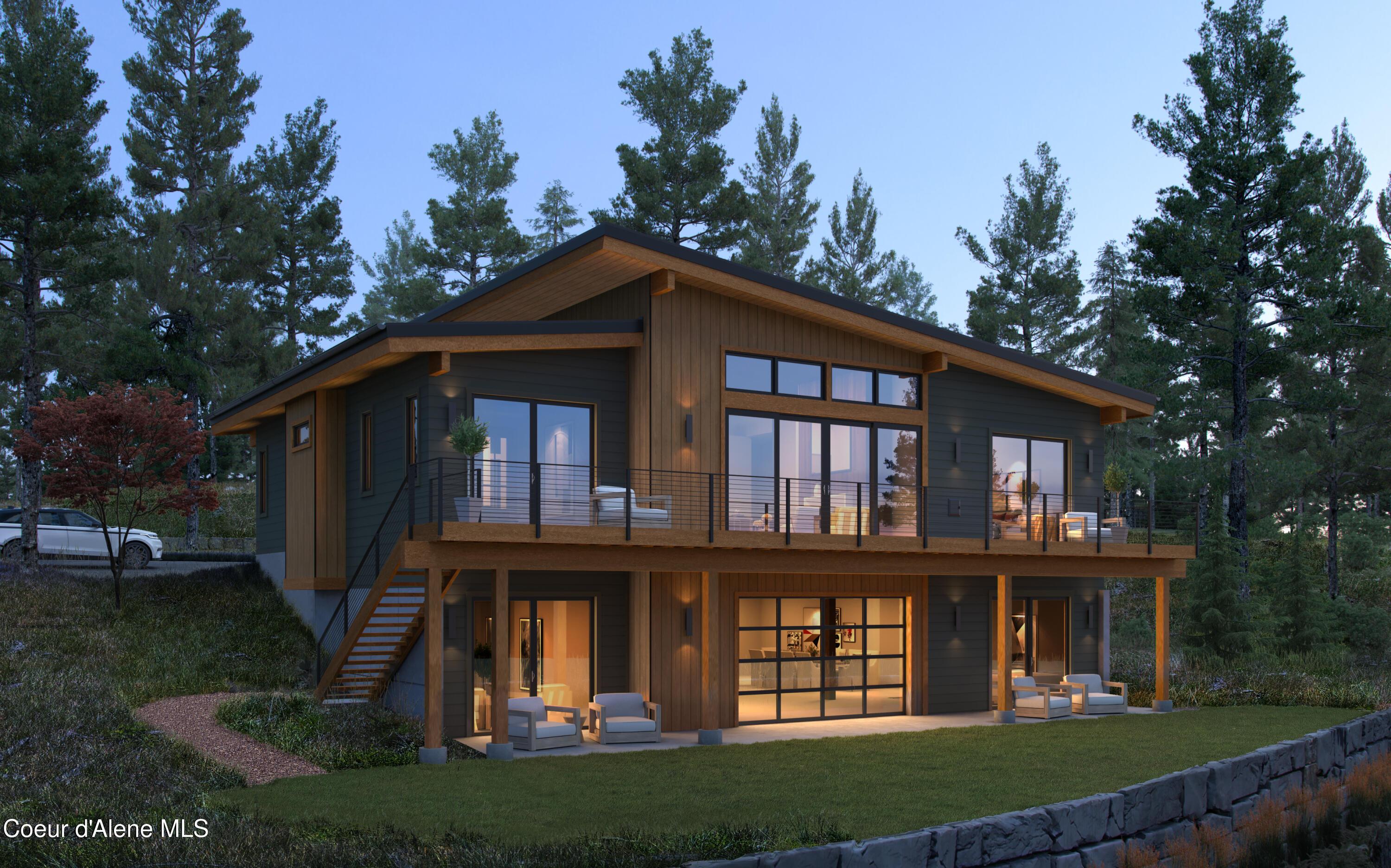 Image 2: 12704 N Lakewood Dr Hayden Lake Facing