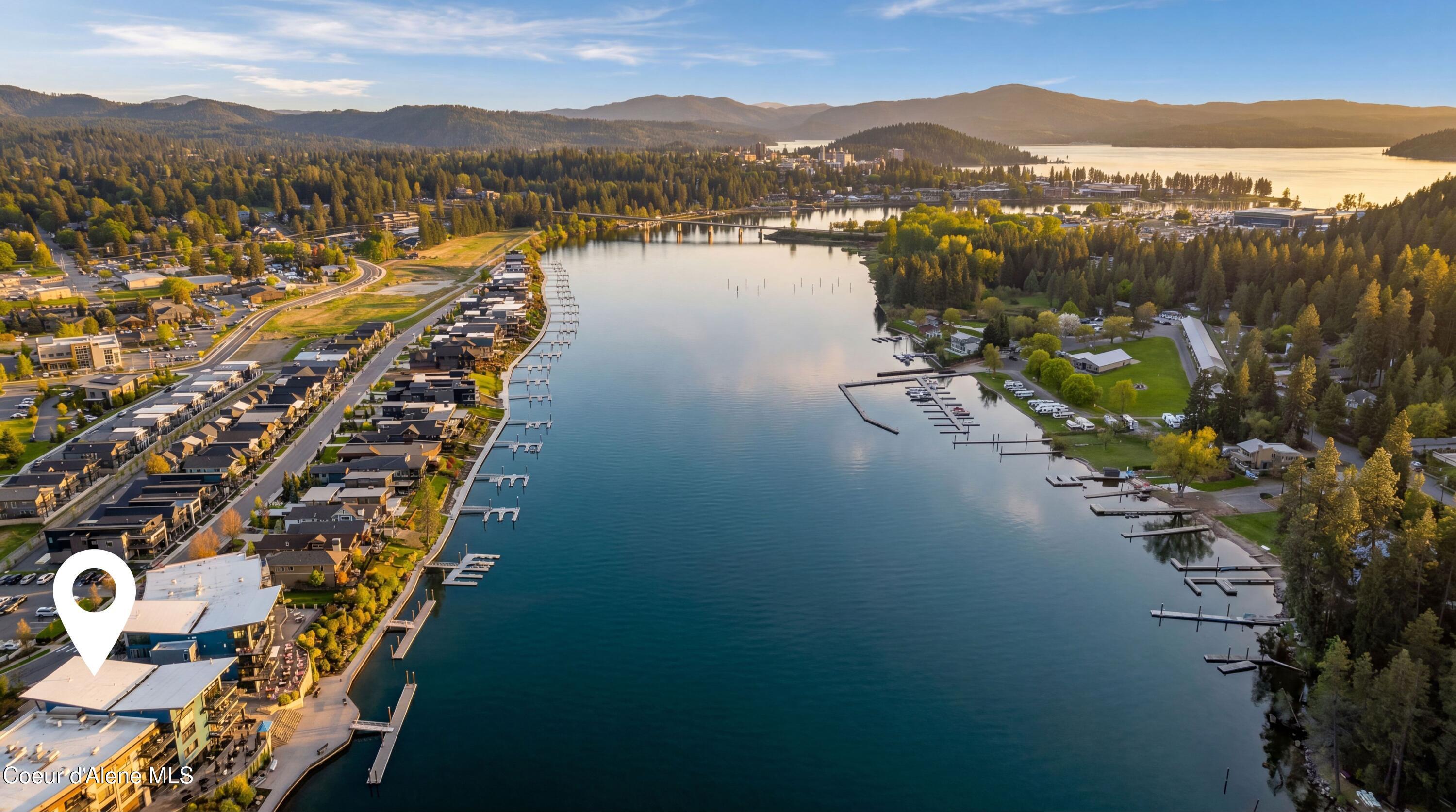 Image 2: Aerial of Spokane River