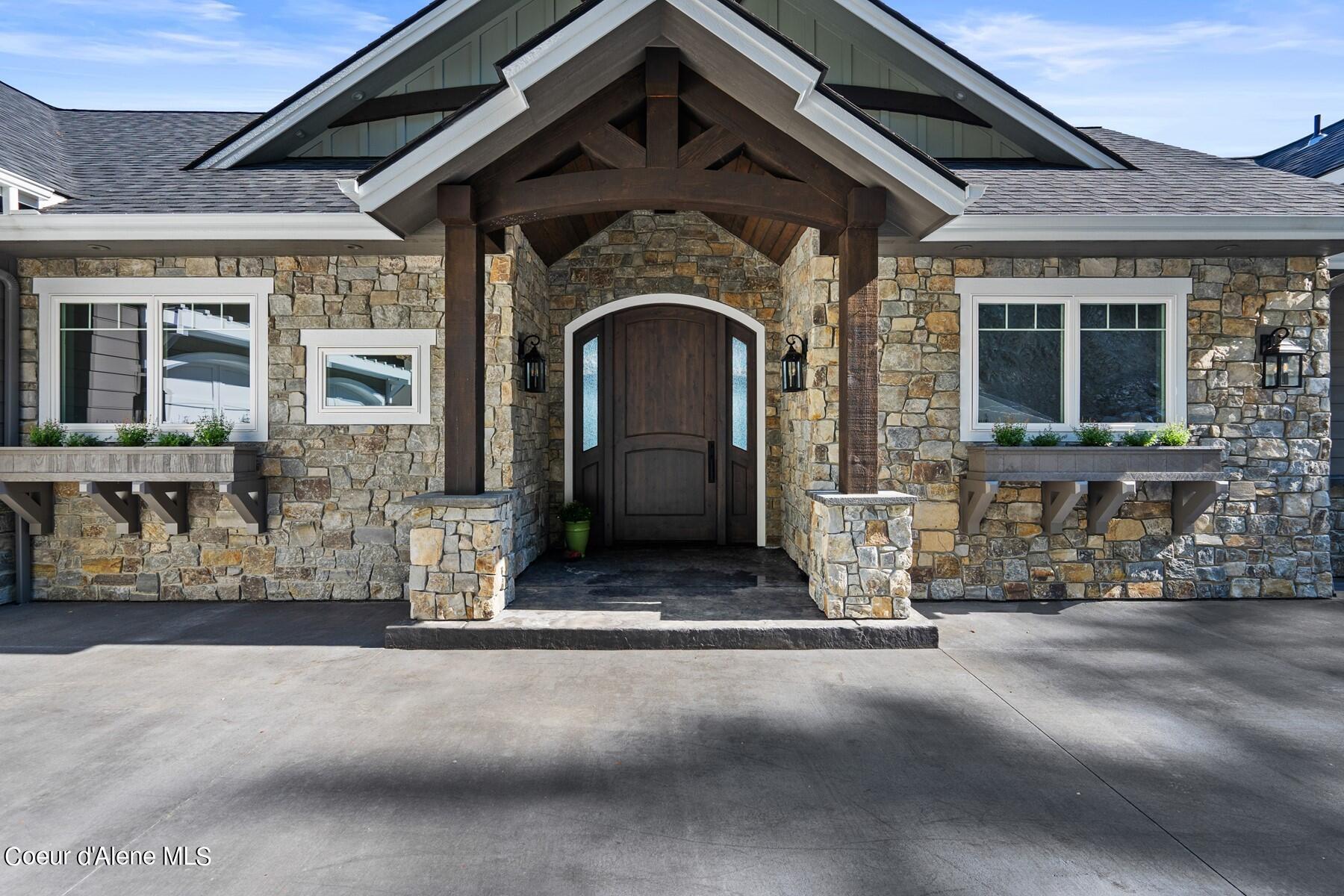 Image 4: Beautiful Entry wStone Exterior