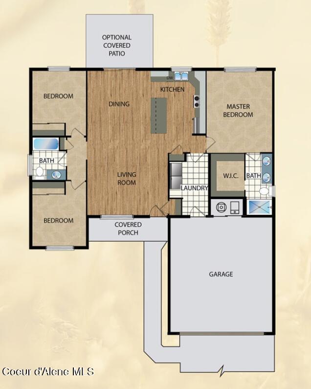 Image 2: 1354r_Peregrine_Floor_Plan