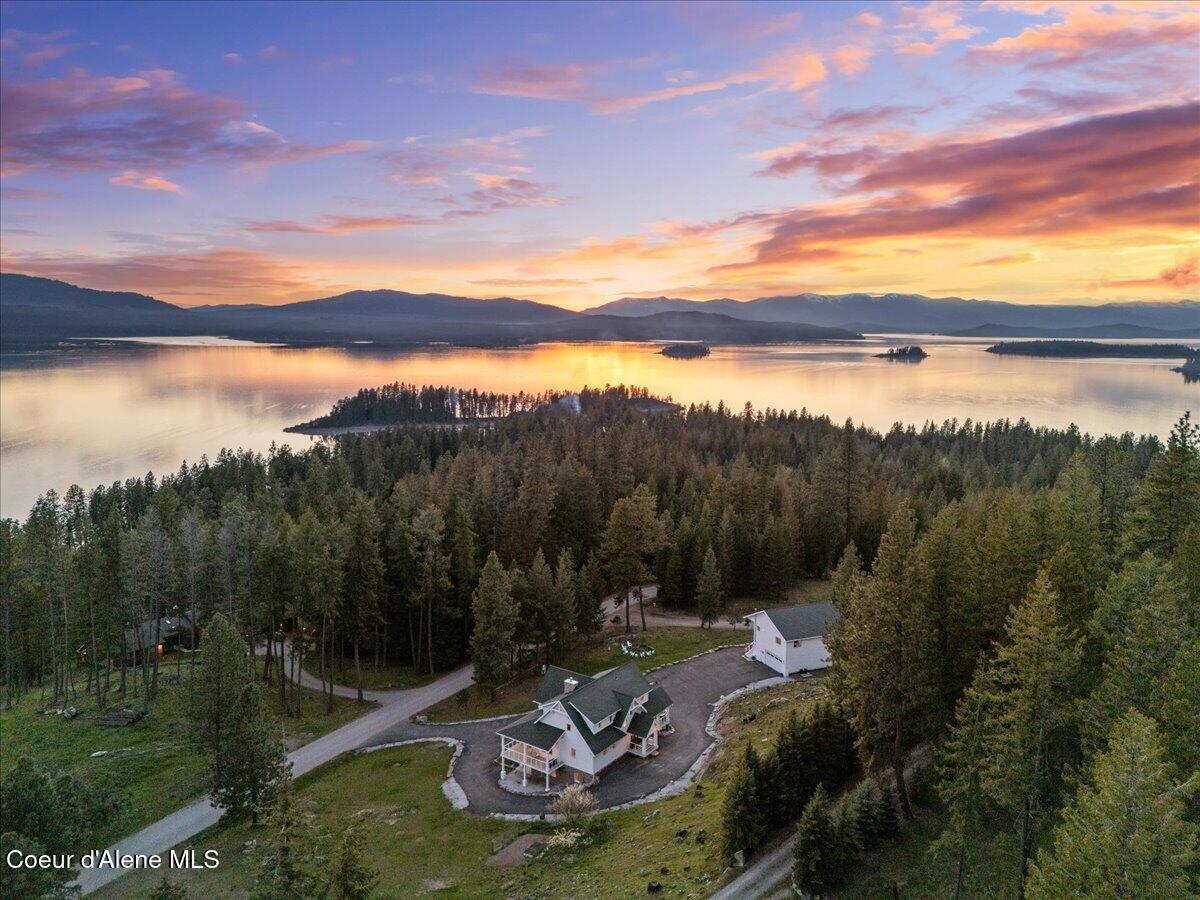 Image 1: 003-Twilight Aerial Front of Home