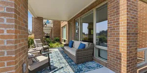 Image 3: Large covered year around patio