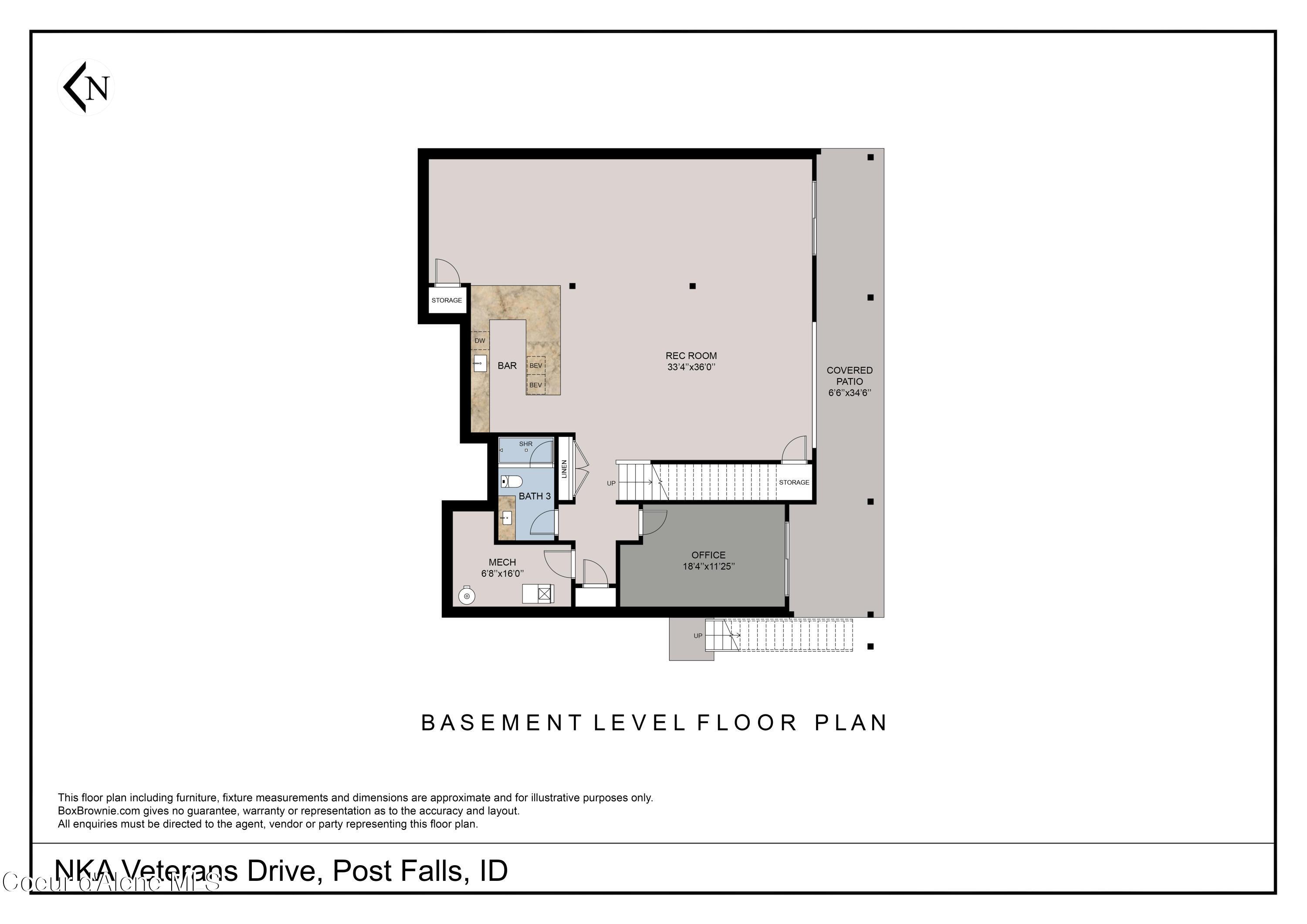Image 4: Lower Level Floor Plan