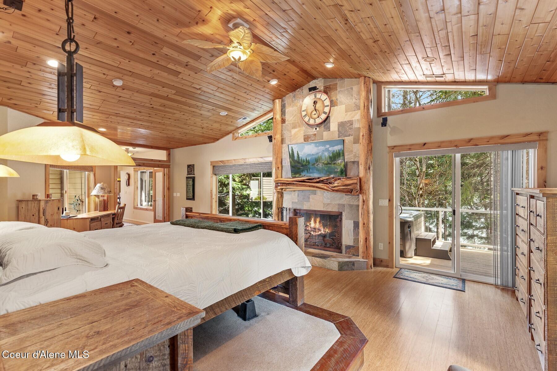 Image 3: Primary Suite w Fireplace
