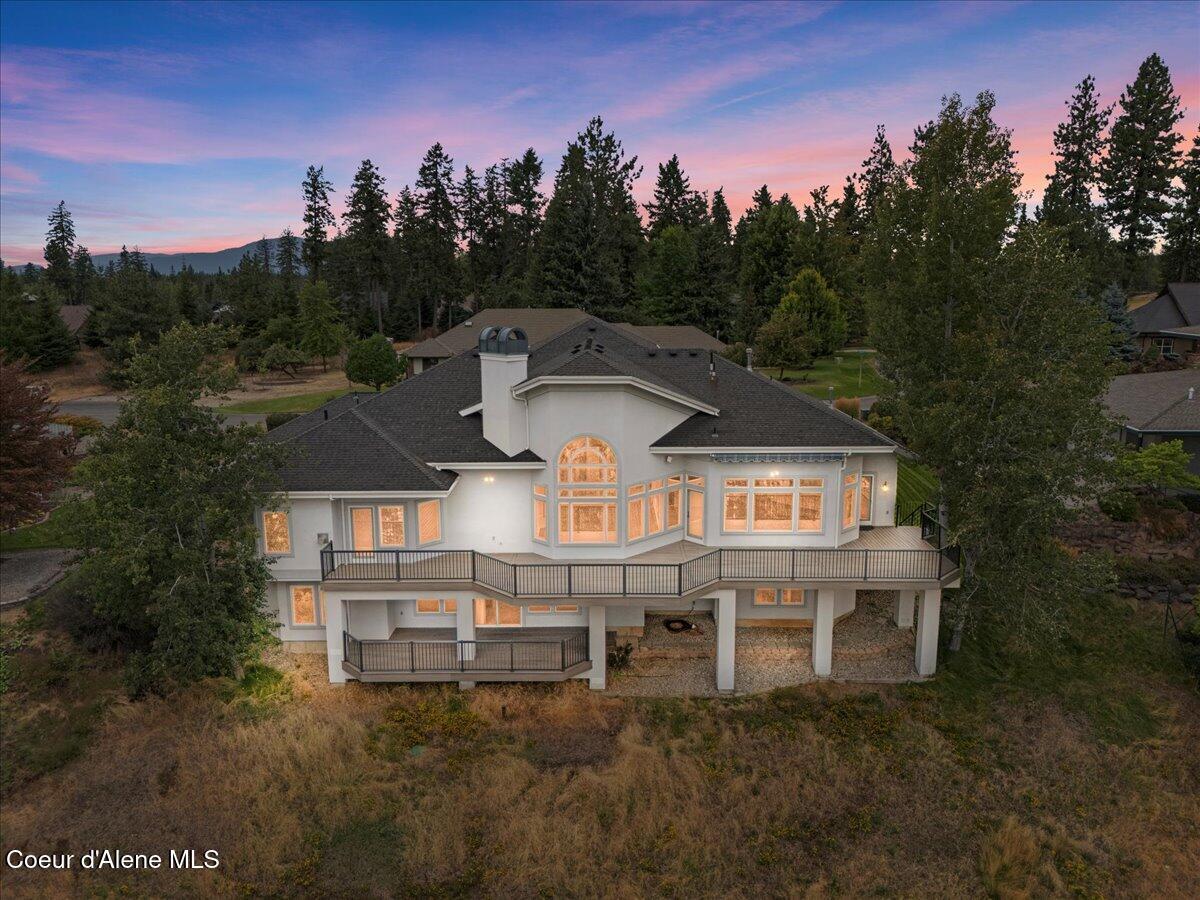 Image 2: 02-Back of home twilight