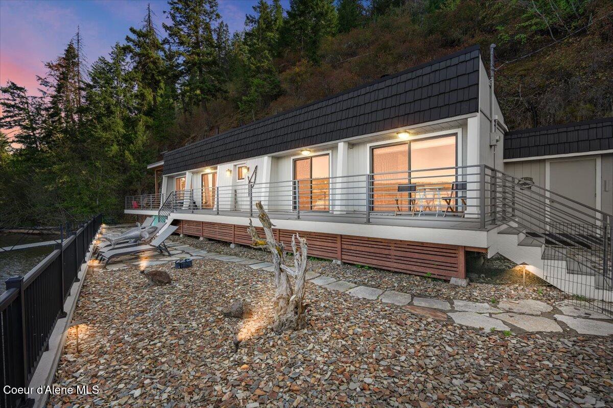 Image 2: 02-Back of home twilight