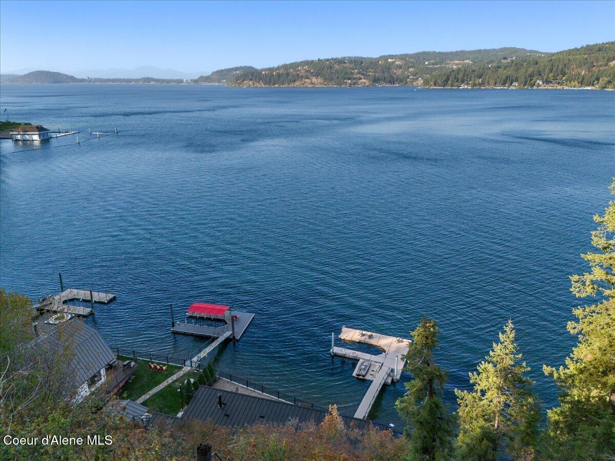Image 3: 03-Aerial front of home and lake