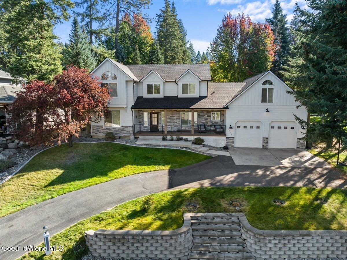Image 3: Aerial front of home