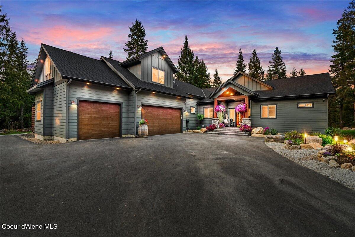 Image 1: Front of home twilight