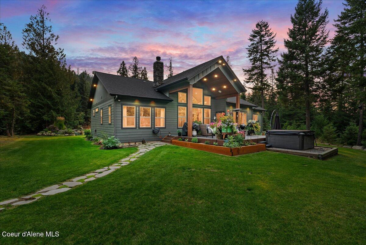 Image 2: Back of home twilght