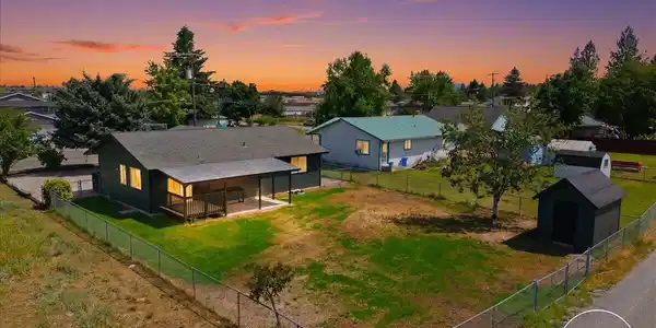 Image 3: 02-Twilight Aerial Back of Home watermar