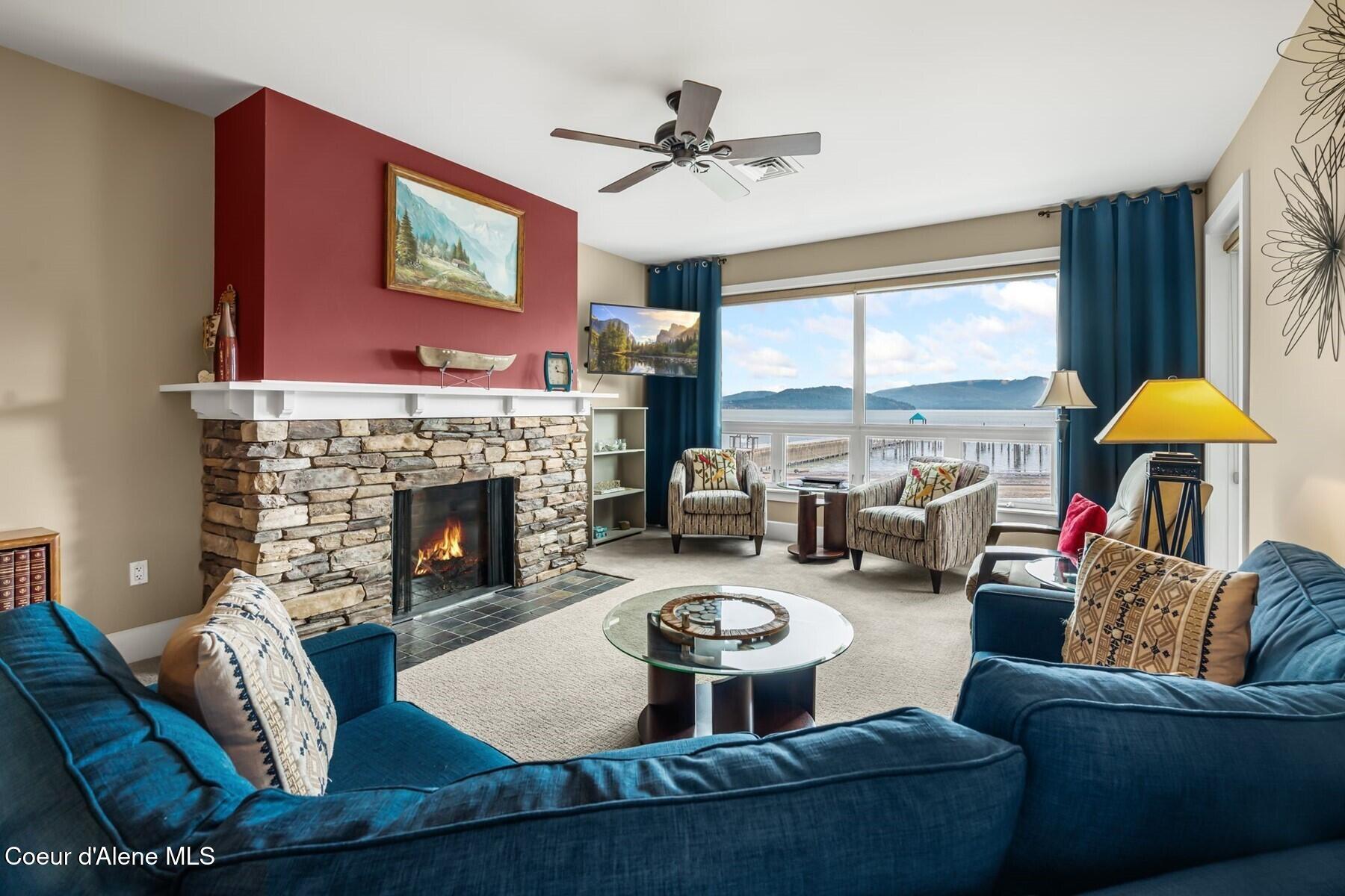 Image 2: Cozy Living Room with a View
