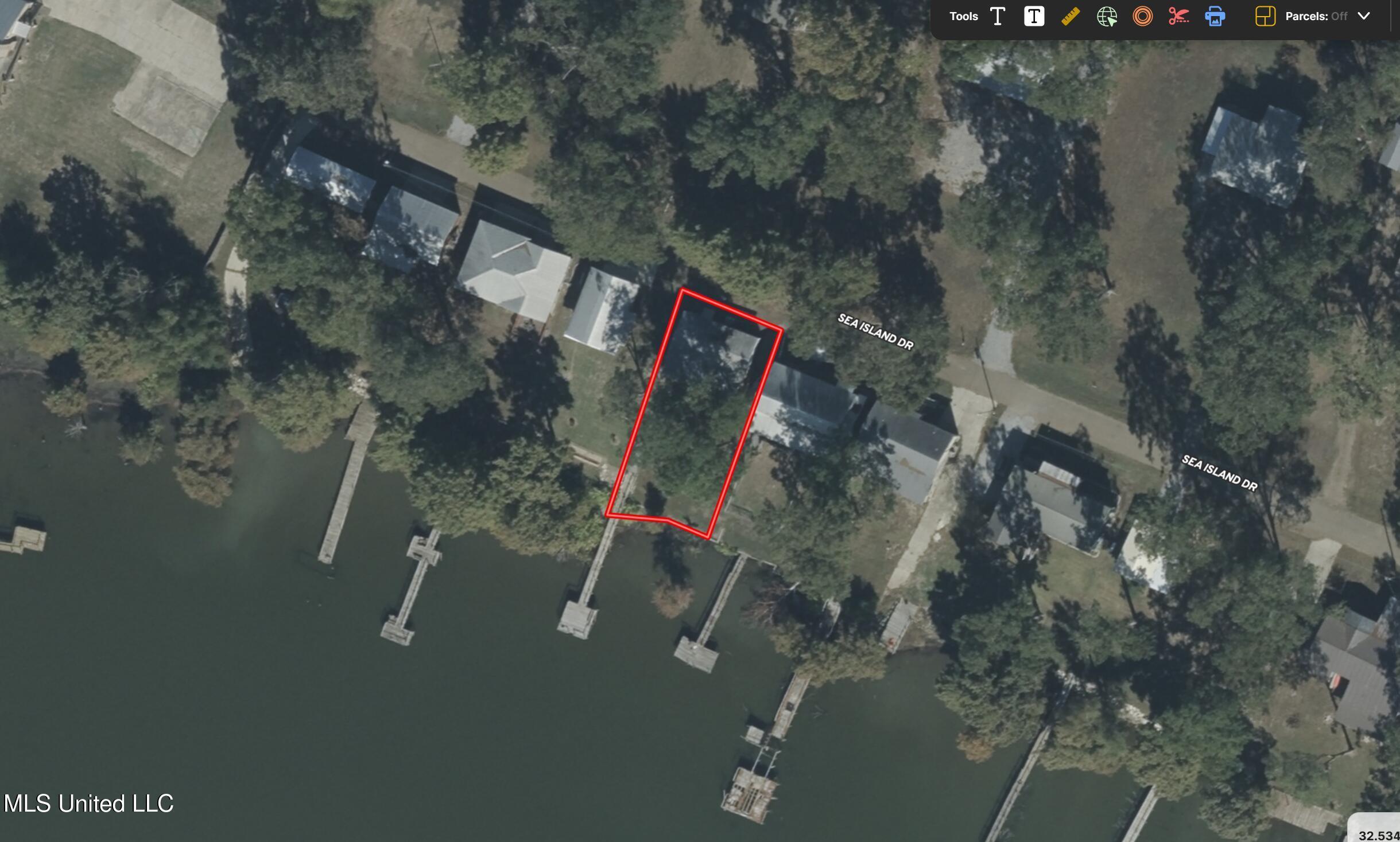 Image 2: 427 Sea Island parcel outline