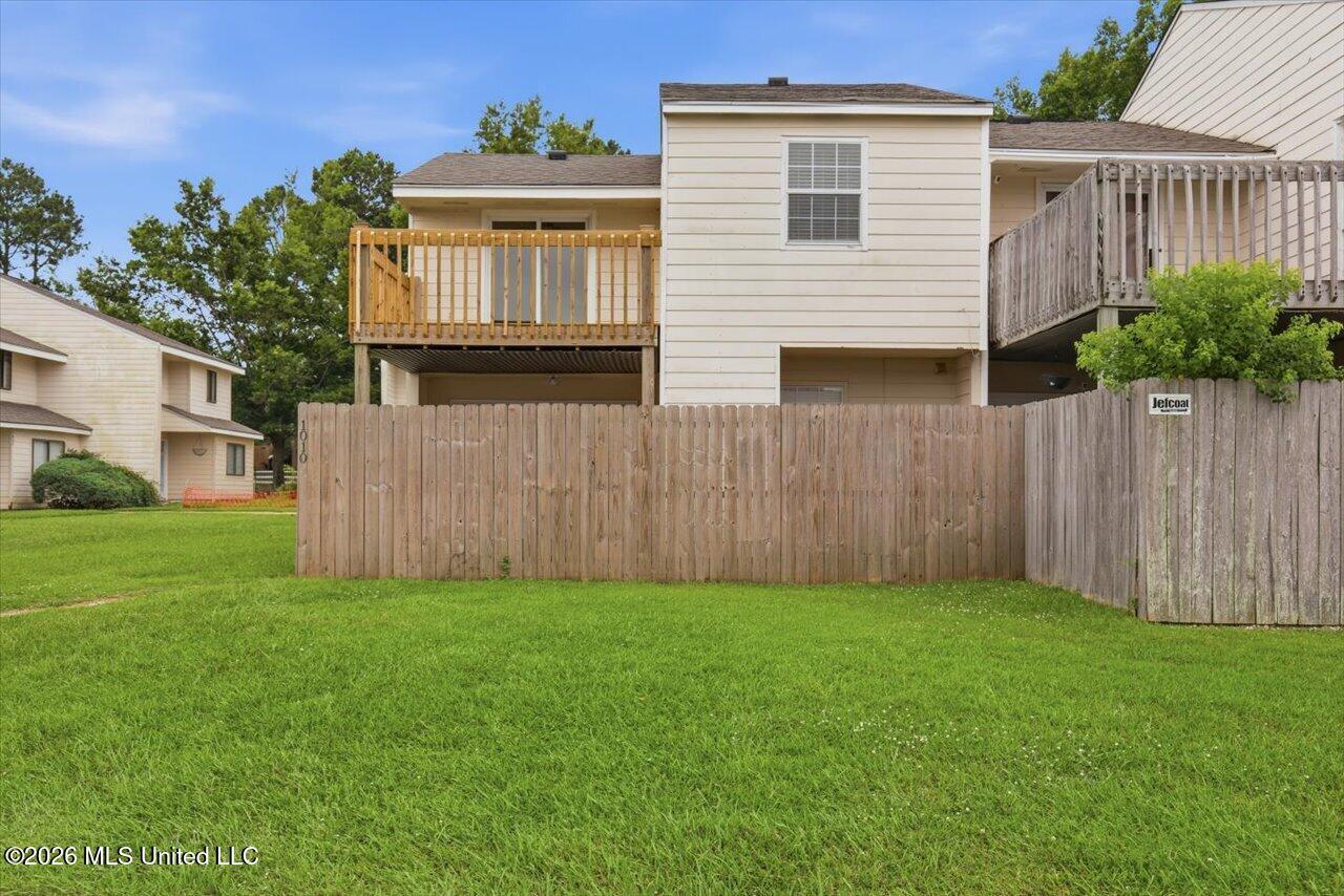Image 3: Private covered back porch