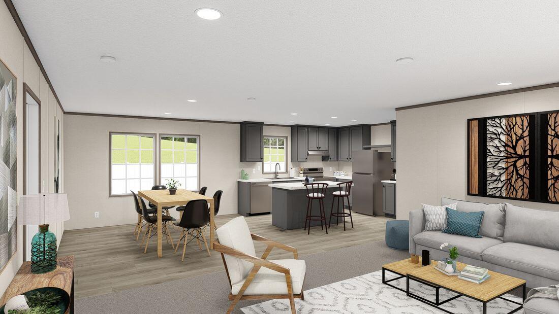 Image 4: Kitchen and living room