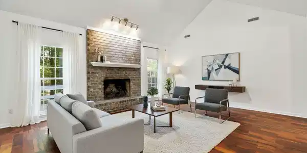 Image 2: Virtually Staged Living Room