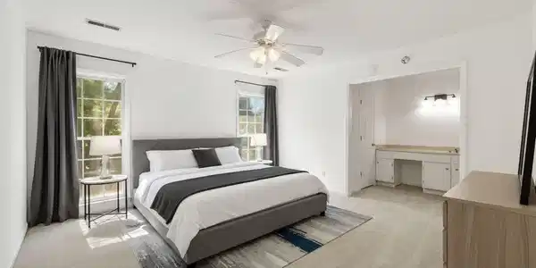 Image 3: Virtually Staged Primary Suite