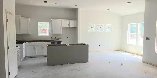 Image 4: Open Living Kitchen Dining area