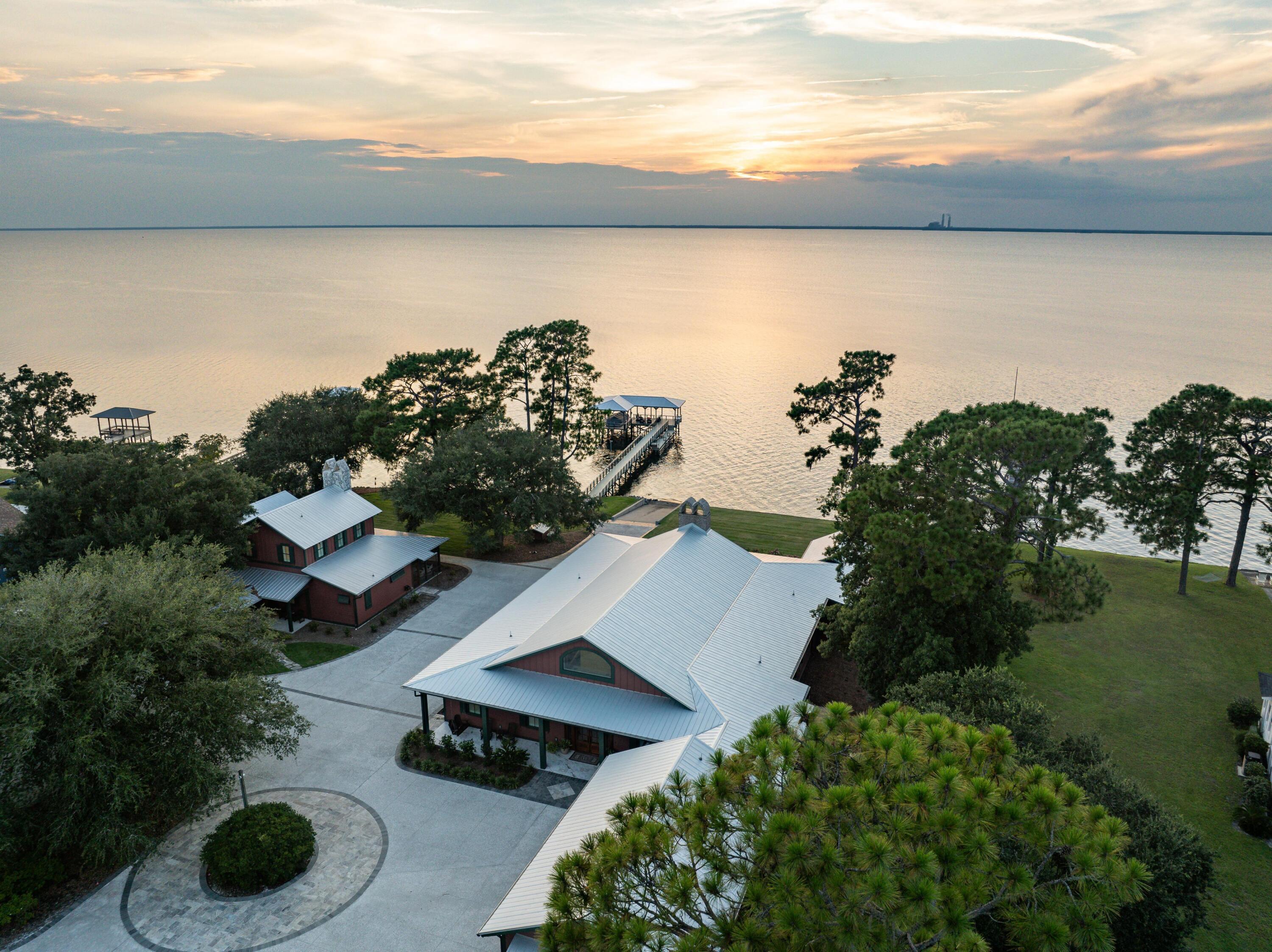 Image 1: Sunset on Lake Moultrie
