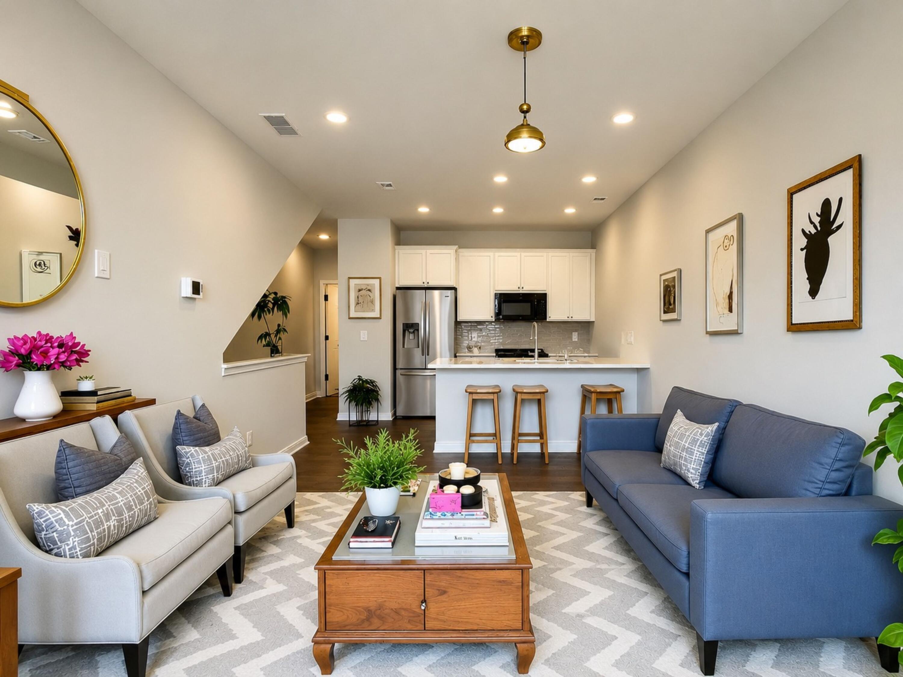 Image 2: Family Room/Kitchen