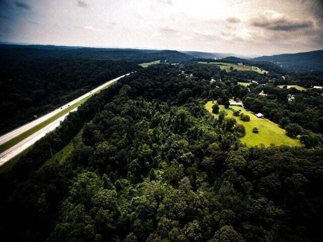 Image 4: 11111 Hixson Pike Trees in the middle