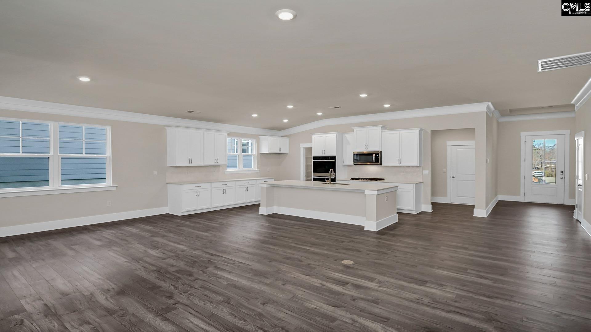 Image 1: Open concept floorplan