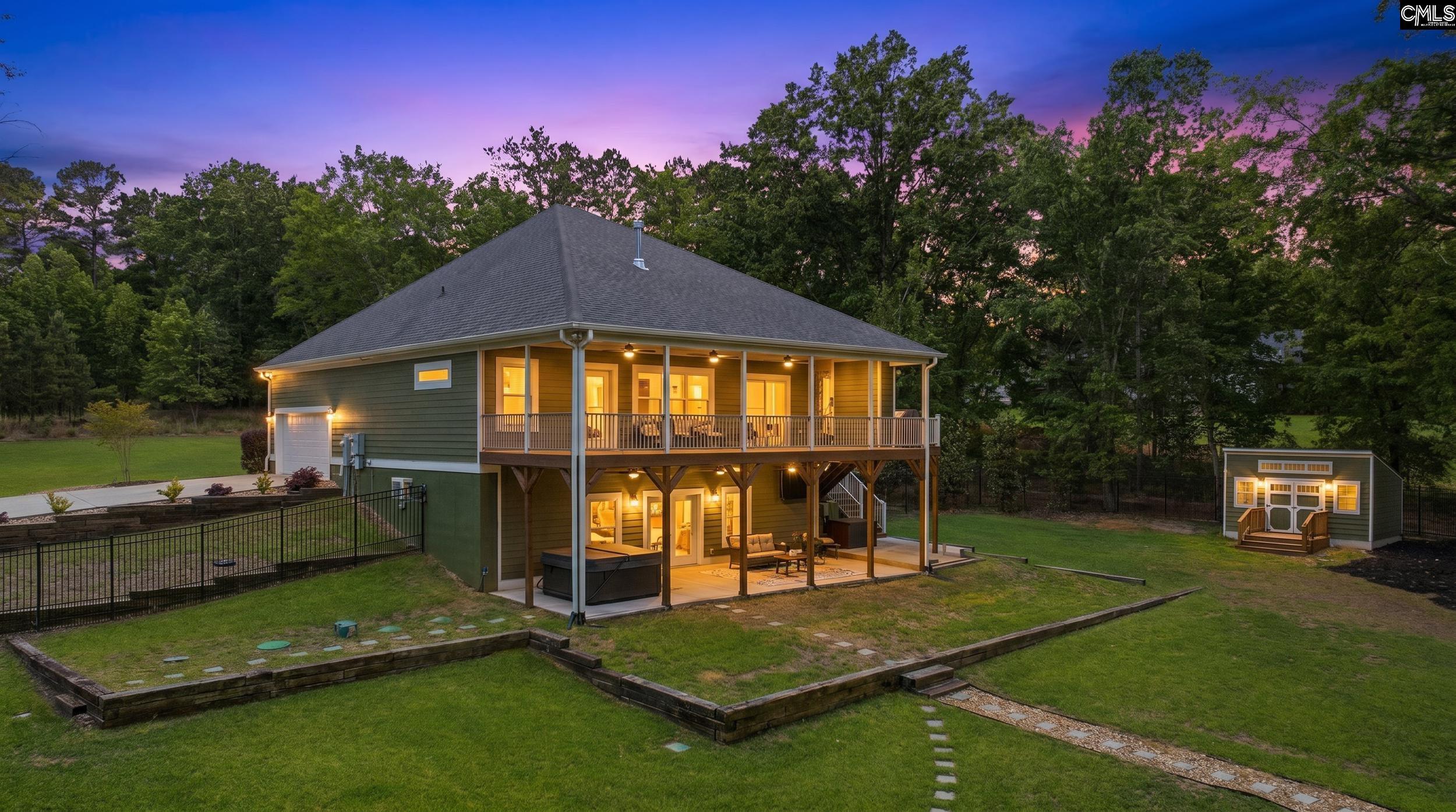 Image 2: Rear View at Sunset