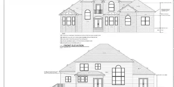 Image 3: Plan Elevations Front and Back, Plan Elevations Front and Back