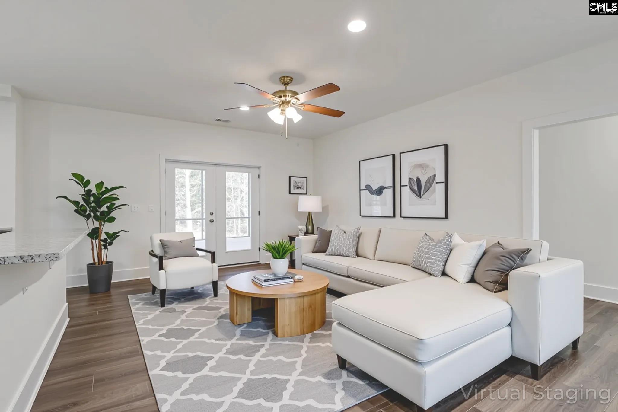 Image 2: Virtual Staged, Open Living Space