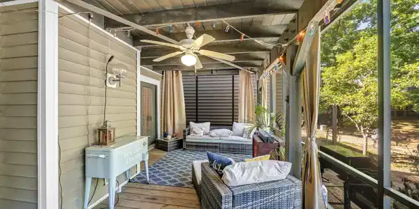 Image 2: Amazing Screened Porch of Living/dining room on Main