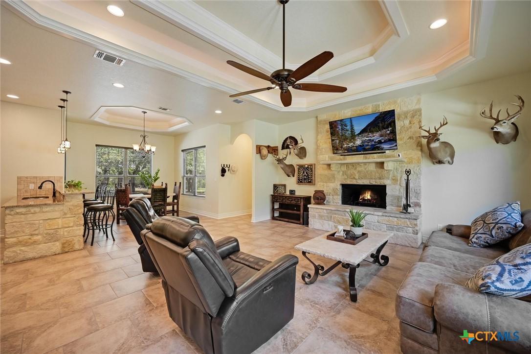 Image 4: Foyer to Living, Dining & Kitchen
