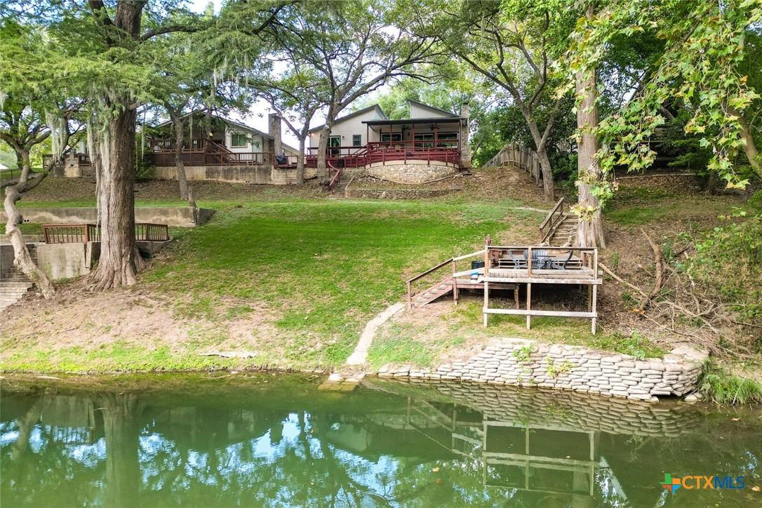 Image 1: Beautiful waterfront along the Guadalupe River in