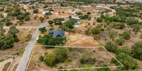 Image 4: Side View of the Lot Looking towards Lake Buchanan